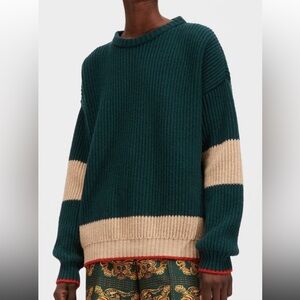 LadoubleJ green Crew Boy sweater S